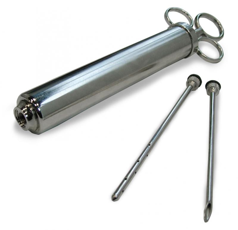 4 oz Long Meat Pump avec 2 Nickel-plated Brass Needles – Omcan – 10484