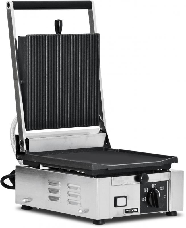 Grill panini commercial Omcan 10 x 9 po – 11376