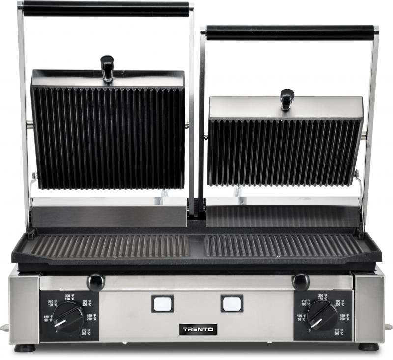 Grill panini commercial Omcan 10 x 19 po – 11378