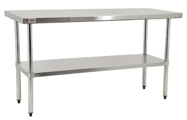 Table de travail en acier inoxydable Omcan 24 x 60 po – 17581
