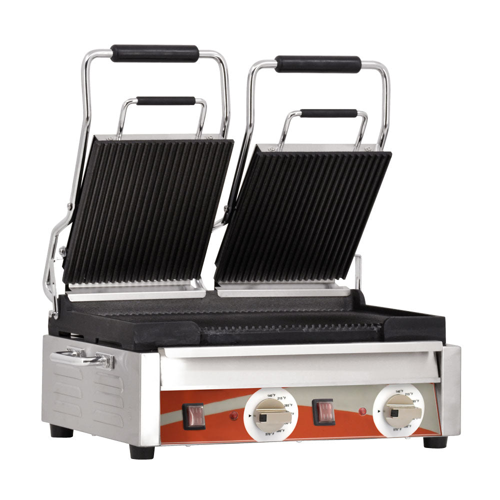 Grill panini commercial Omcan 10 x 18 po – 19937