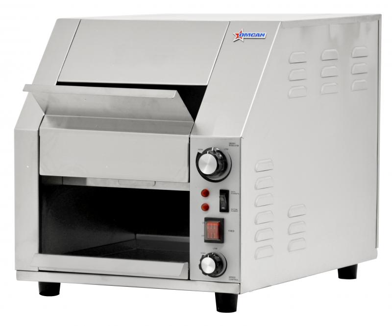 Grille-pain à convoyeur en acier inoxydable Omcan – bande 10 po – 19938
