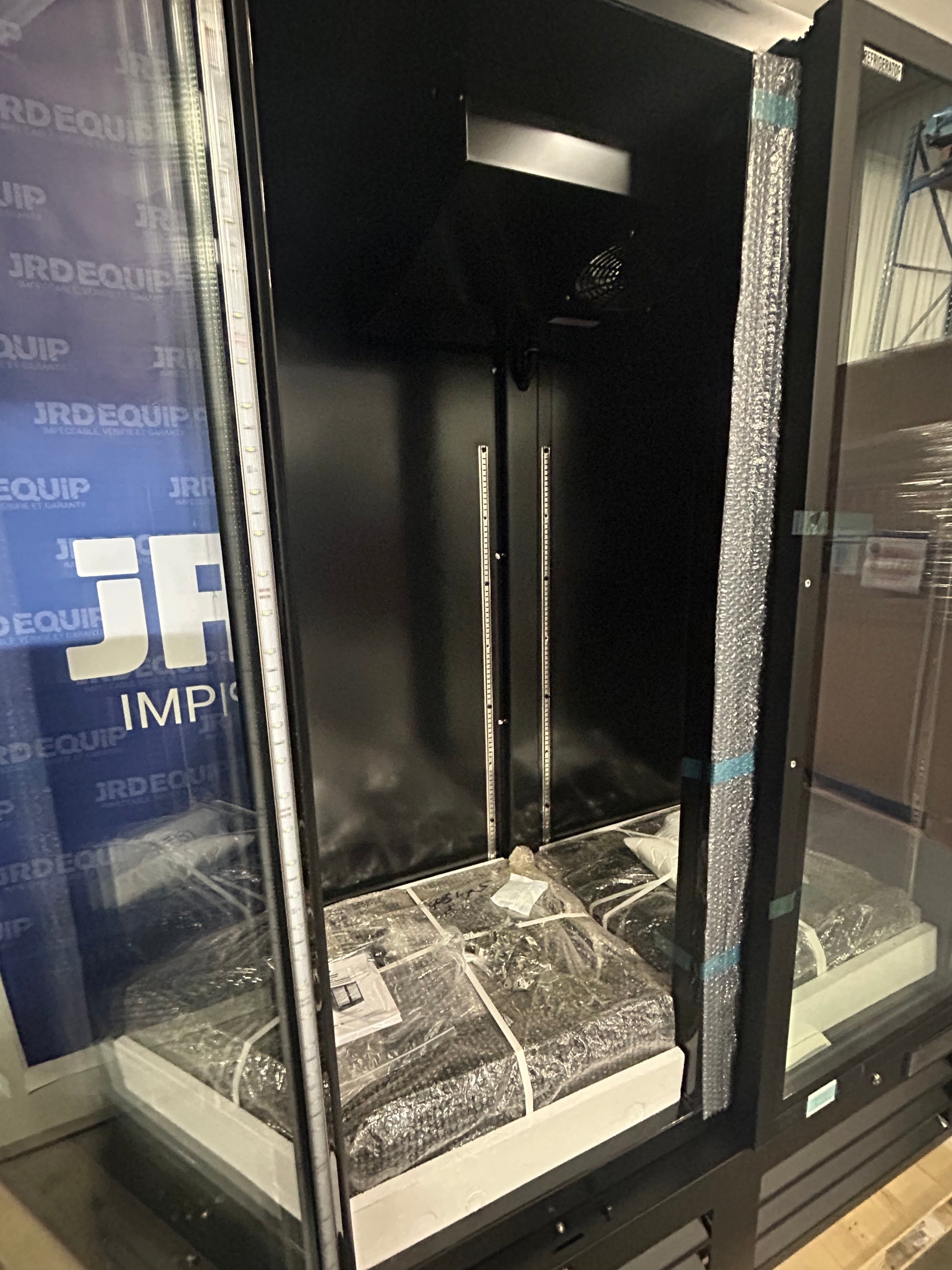 Réfrigérateur 2 portes vitrées