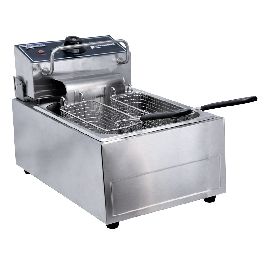 FRYER COUNTER TOP 6L SINGLE TANK WITH 2 BASKETS