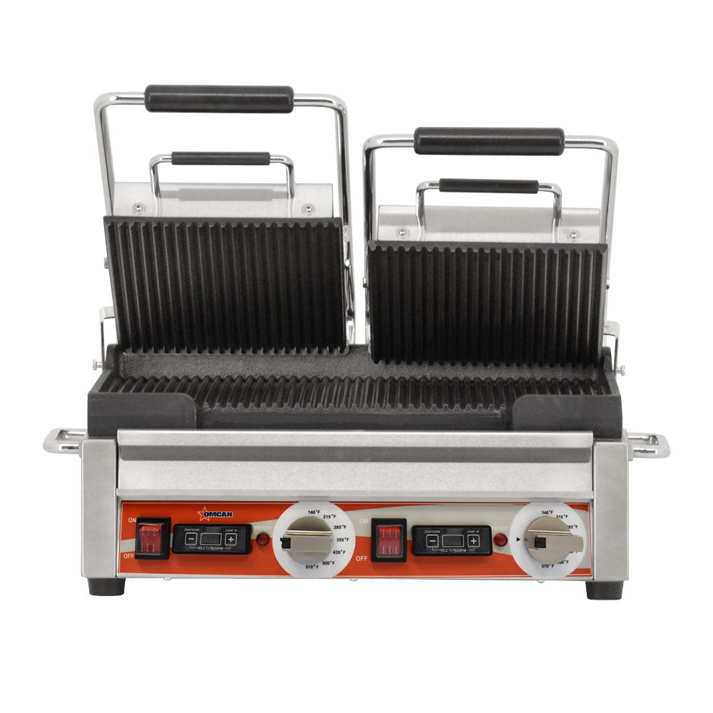 Grill panini commercial Omcan 10 x 18 po – 42914