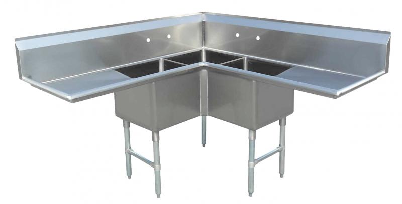 Évier commercial Omcan 18 x 18 x 14 po – 43073