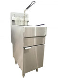 Friteuse sur pied au gaz naturel Omcan – 90 000 BTU – 44225