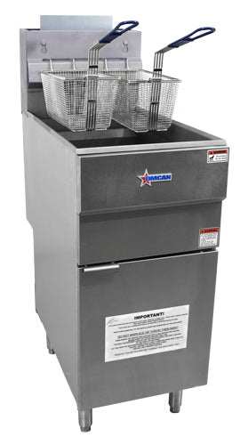 Friteuse sur pied au propane Omcan – 90 000 BTU – 43422