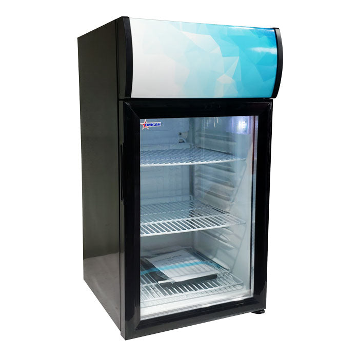 Réfrigérateur commercial à portes vitrées Omcan 17 po – 44529