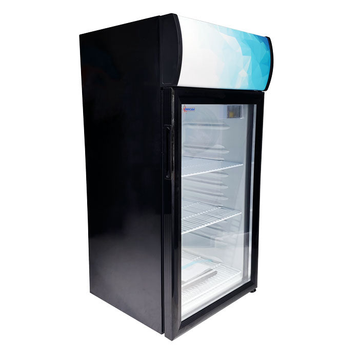 Réfrigérateur commercial à portes vitrées Omcan 18 po – 80 L – 44530