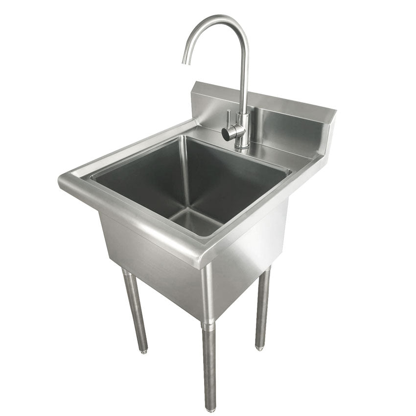 Évier commercial Omcan 18 x 16 x 13 po – 44593