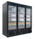 Réfrigérateur Omcan Elite 79 po – 3 portes vitrées battantes – 45250