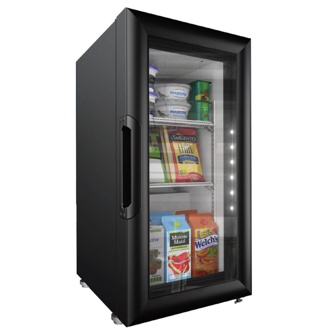 ELITE VR1.5 COUNTER 1 GLASS DOOR SWING REFRIG