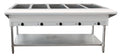Table à vapeur électrique Omcan 72 po – 5 bacs – puits ouvert – 46648