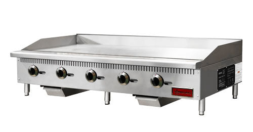 Plaque de cuisson au gaz de comptoir Omcan 60 po – 5 brûleurs – 47366