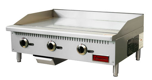 Plaque de cuisson au gaz de comptoir Omcan 36 po – 3 brûleurs – 47375