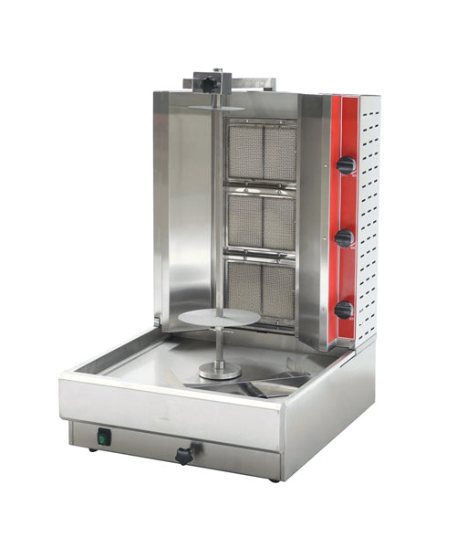 NATURAL GAS DONER KEBAB MACHINE WITH 3 BURNERS