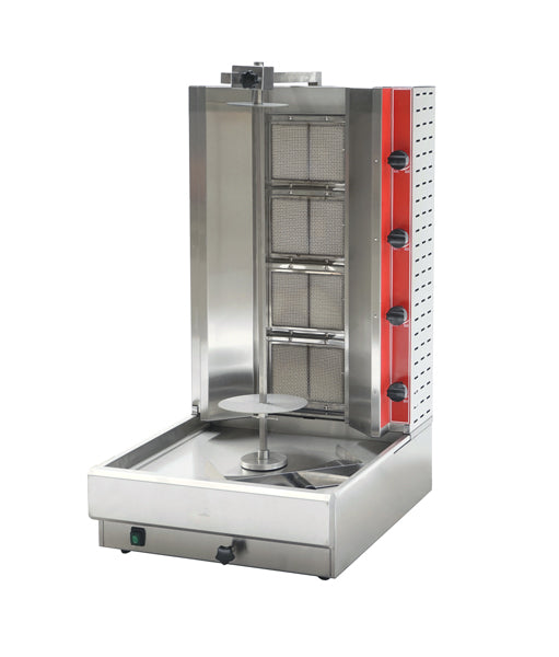 Machine à gyro/shawarma au gaz Omcan – 4 brûleurs – 47497