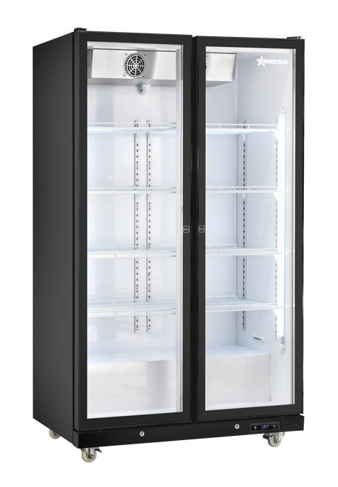 Réfrigérateur commercial à portes vitrées Omcan 48 po – 1000 L – 48383
