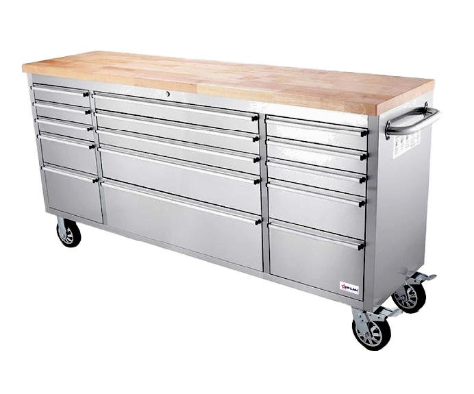 Établi mobile en acier inoxydable Omcan 72 po – 48593