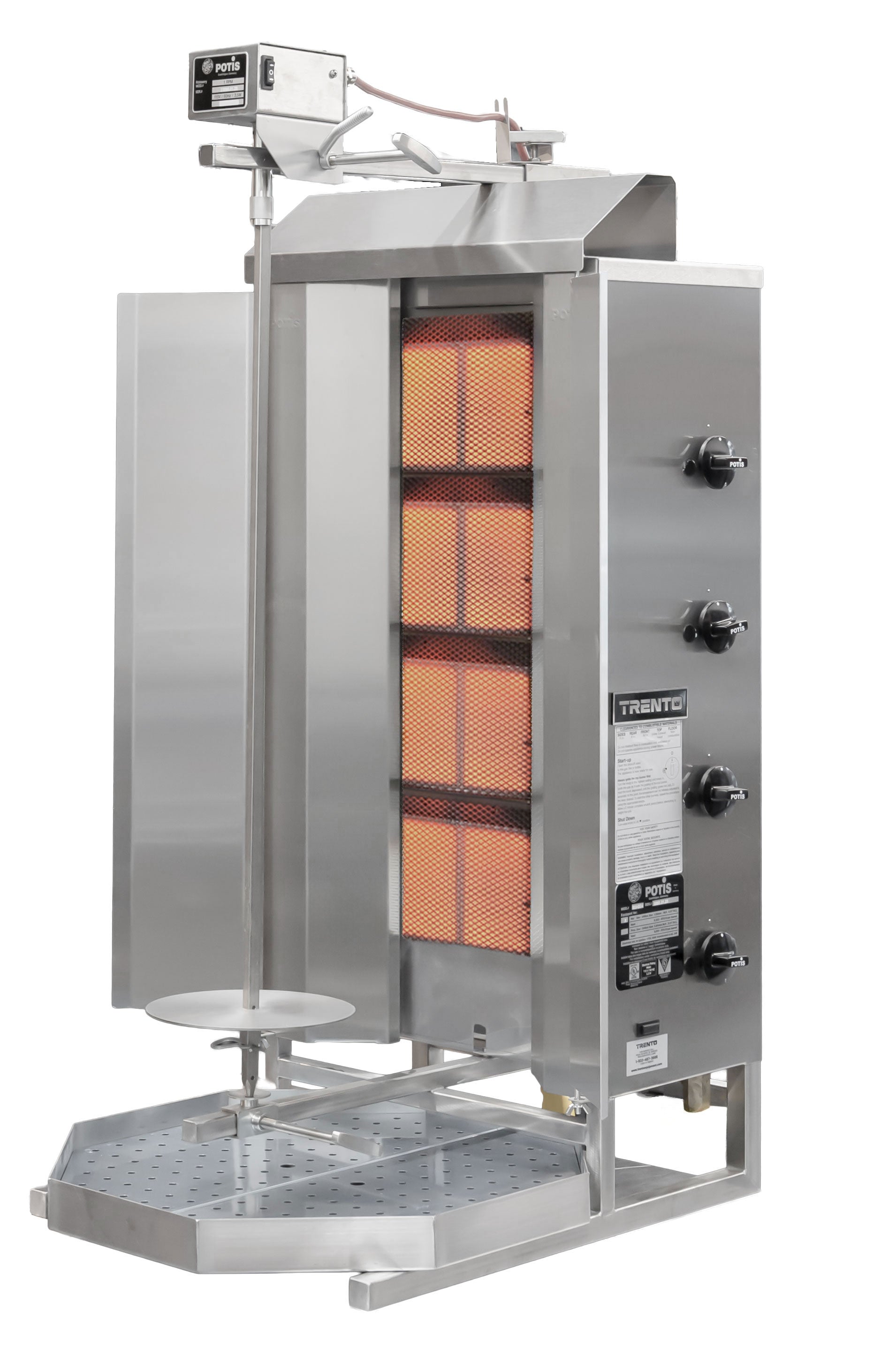 Machine à kebab / shawarma à broche verticale Omcan – 49161