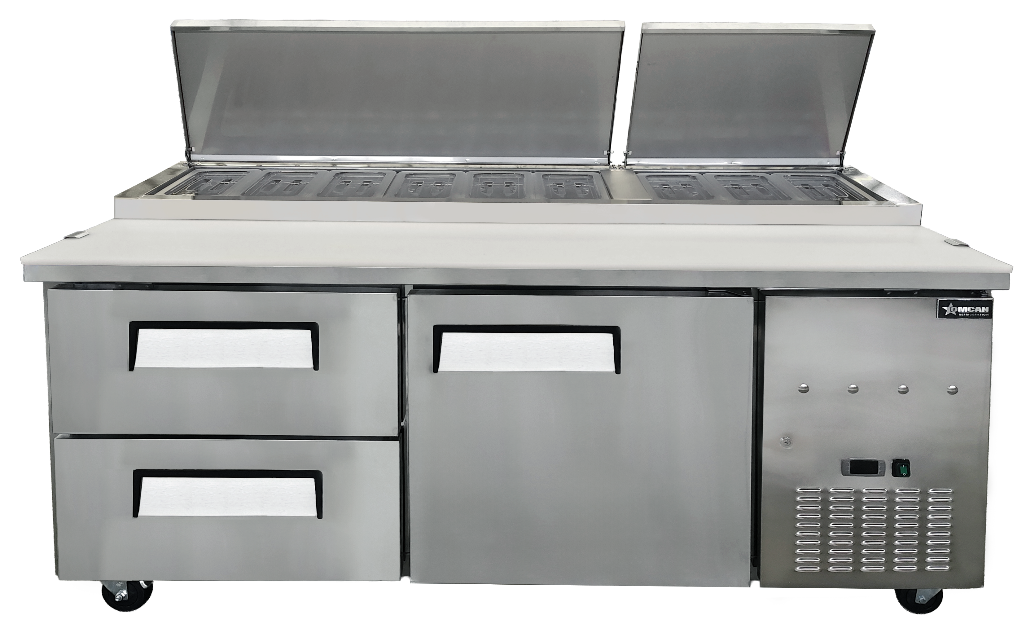 Table de préparation réfrigérée Omcan 71 po – 623 L – 49298