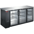 Réfrigérateur back bar New Air 19,6 pi³ – 3 portes vitrées – NBB-72-SG-N