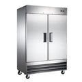 Omcan - 47 Cu.Ft. Reach In Refrigerator With 2 Doors - 50026