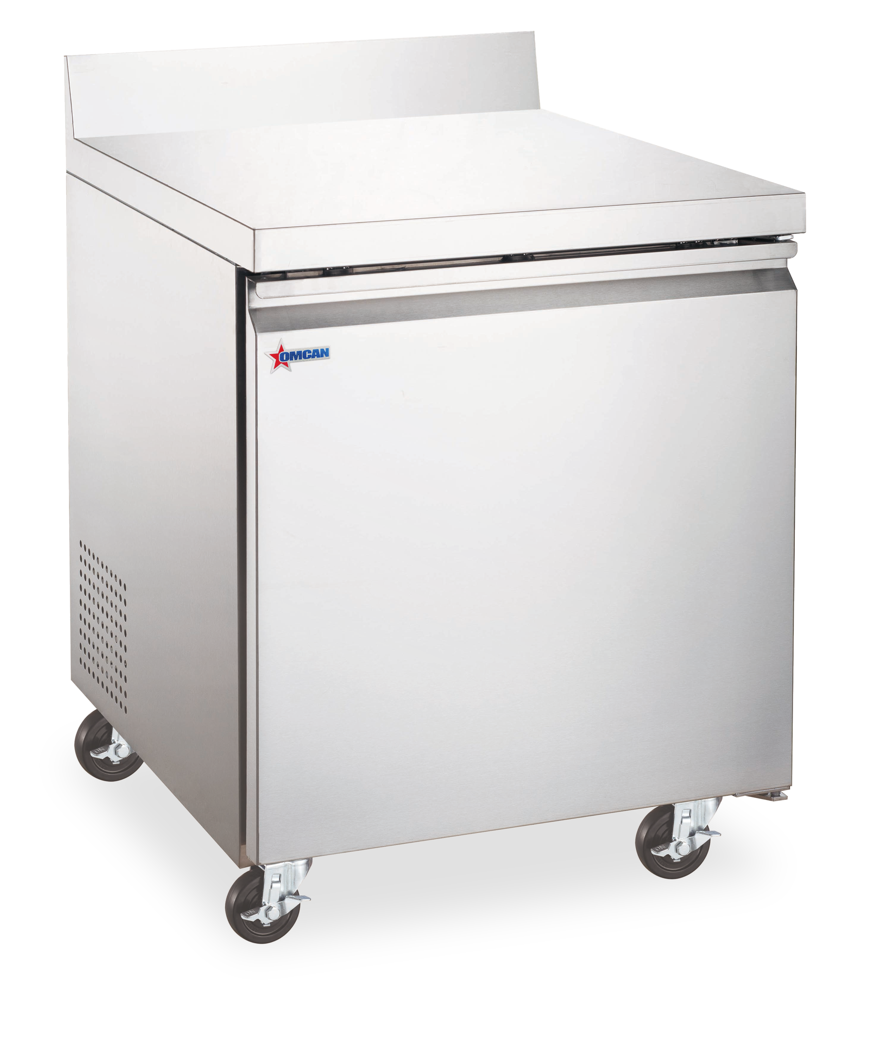Réfrigérateur de comptoir Omcan 27 po – 1 porte avec dosseret – 50095