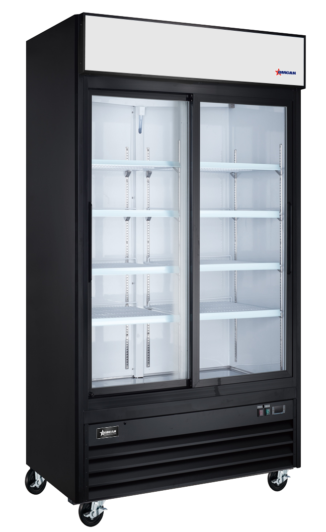 Réfrigérateur commercial à portes vitrées Omcan 40 po – 892 L – 50131