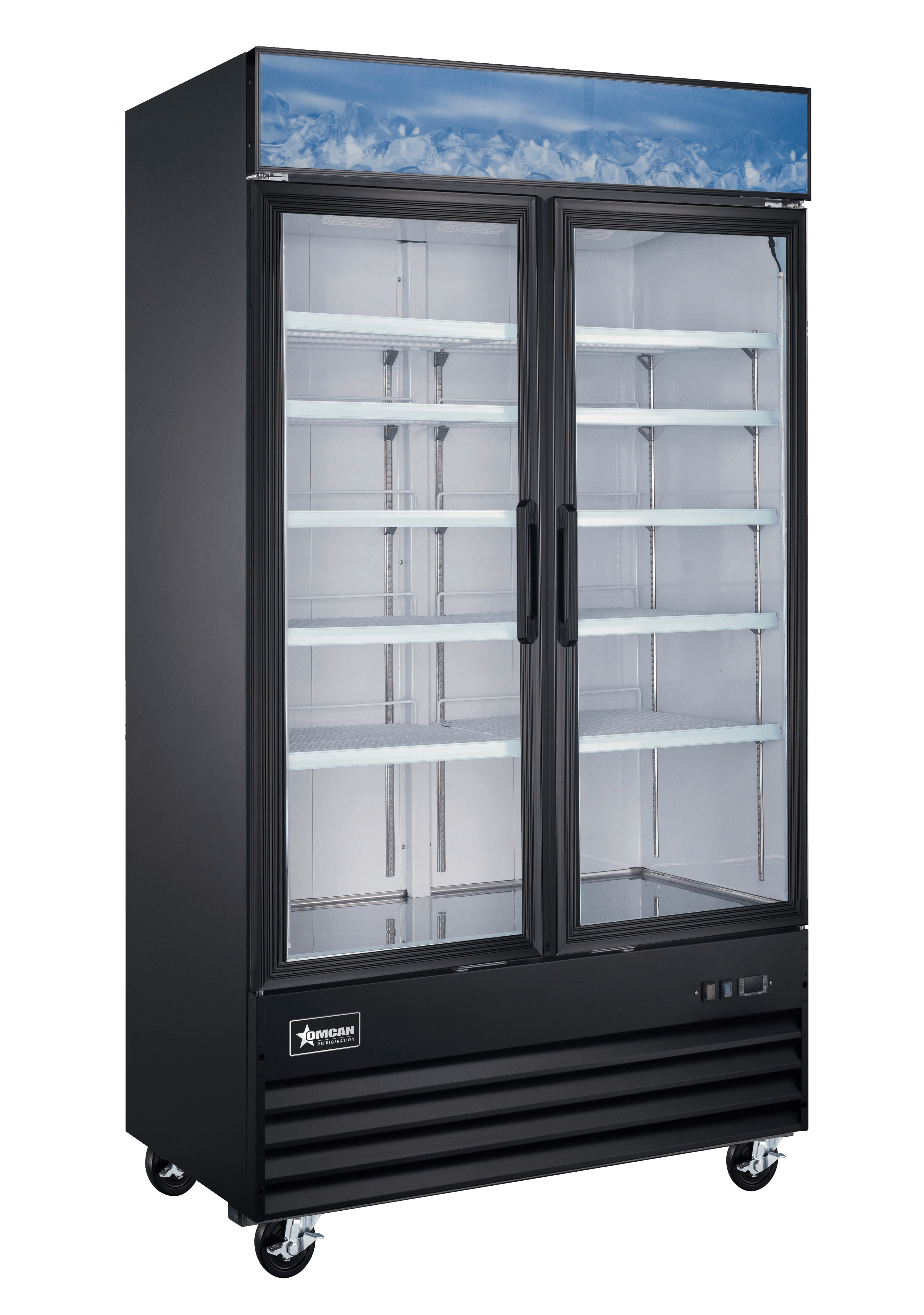 Congélateur commercial à portes vitrées Omcan 49 po – 821 L – 51031