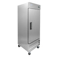Congélateur vertical Omcan Aurora 29 po en acier inoxydable – 1 porte – 59023