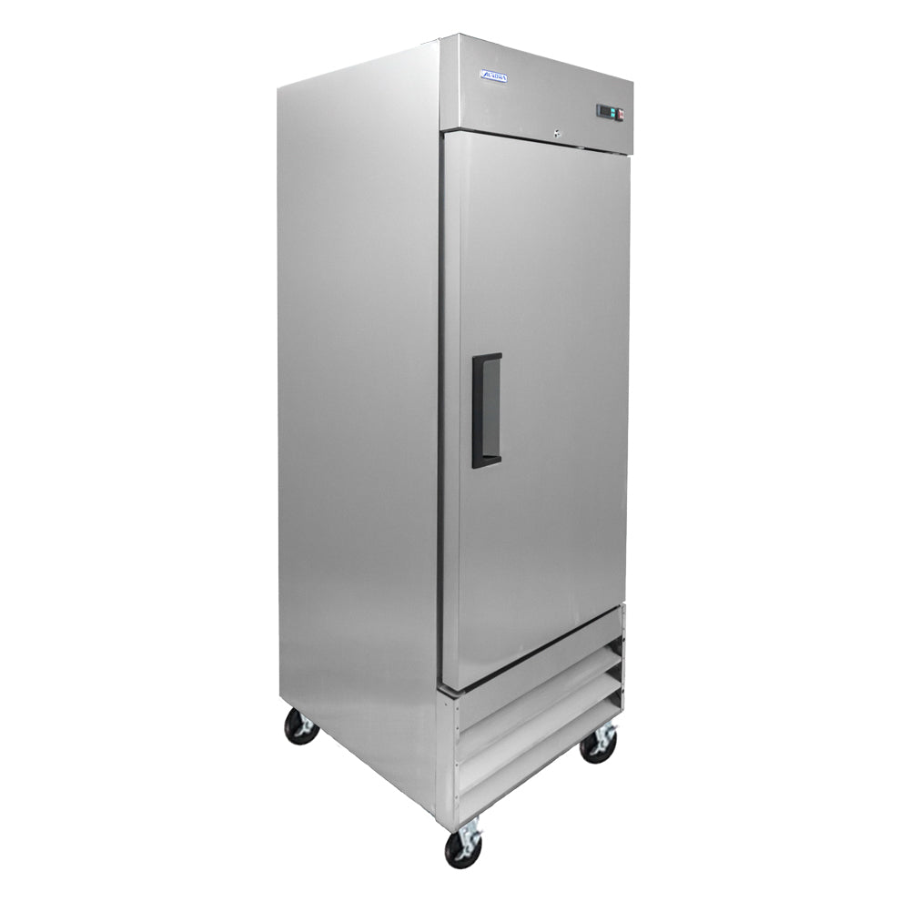 Congélateur vertical Omcan Aurora 29 po en acier inoxydable – 1 porte – 59023