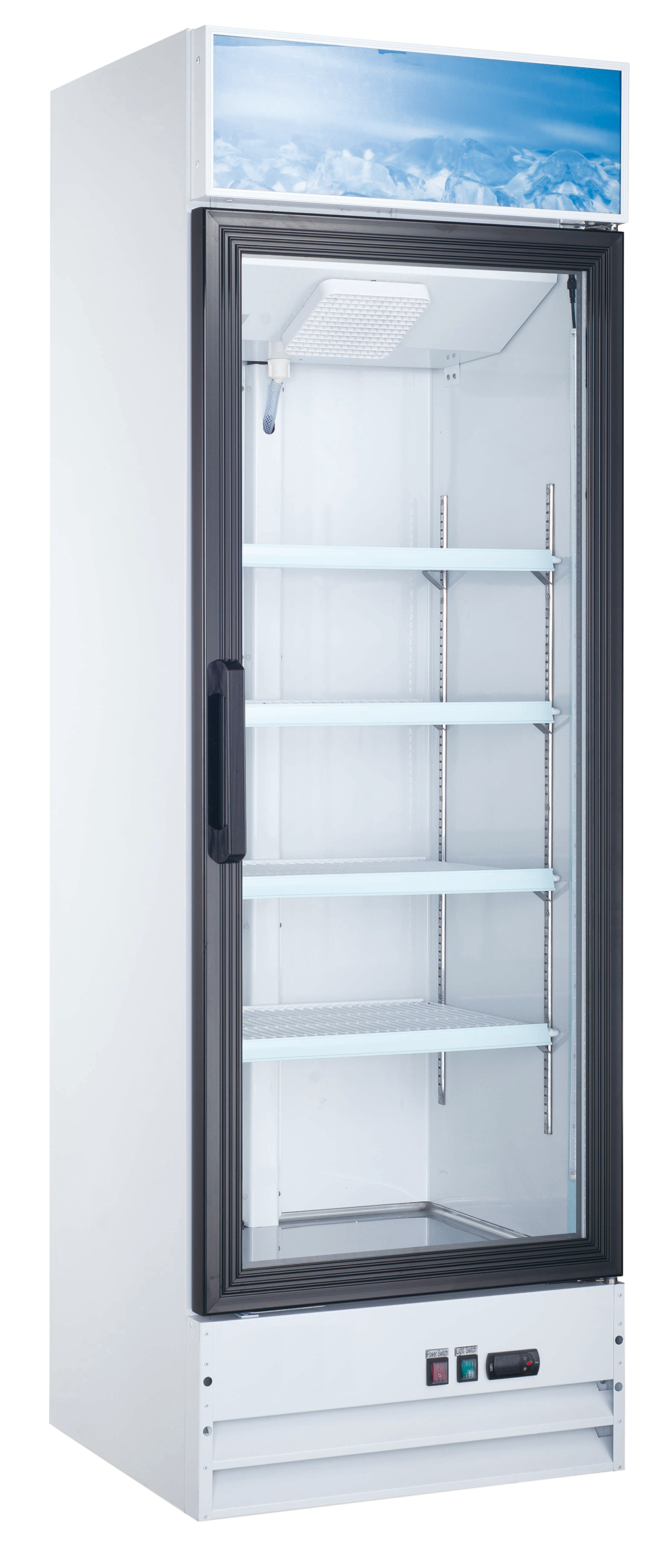 Réfrigérateur Omcan Aurora 26 po – 1 porte vitrée battante – 59035
