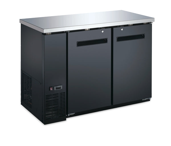 Refroidisseur d'arrière-bar Omcan Aurora 49 po – portes pleines – 59057