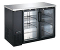 Refroidisseur d'arrière-bar Omcan Aurora 49 po – portes vitrées – 59058