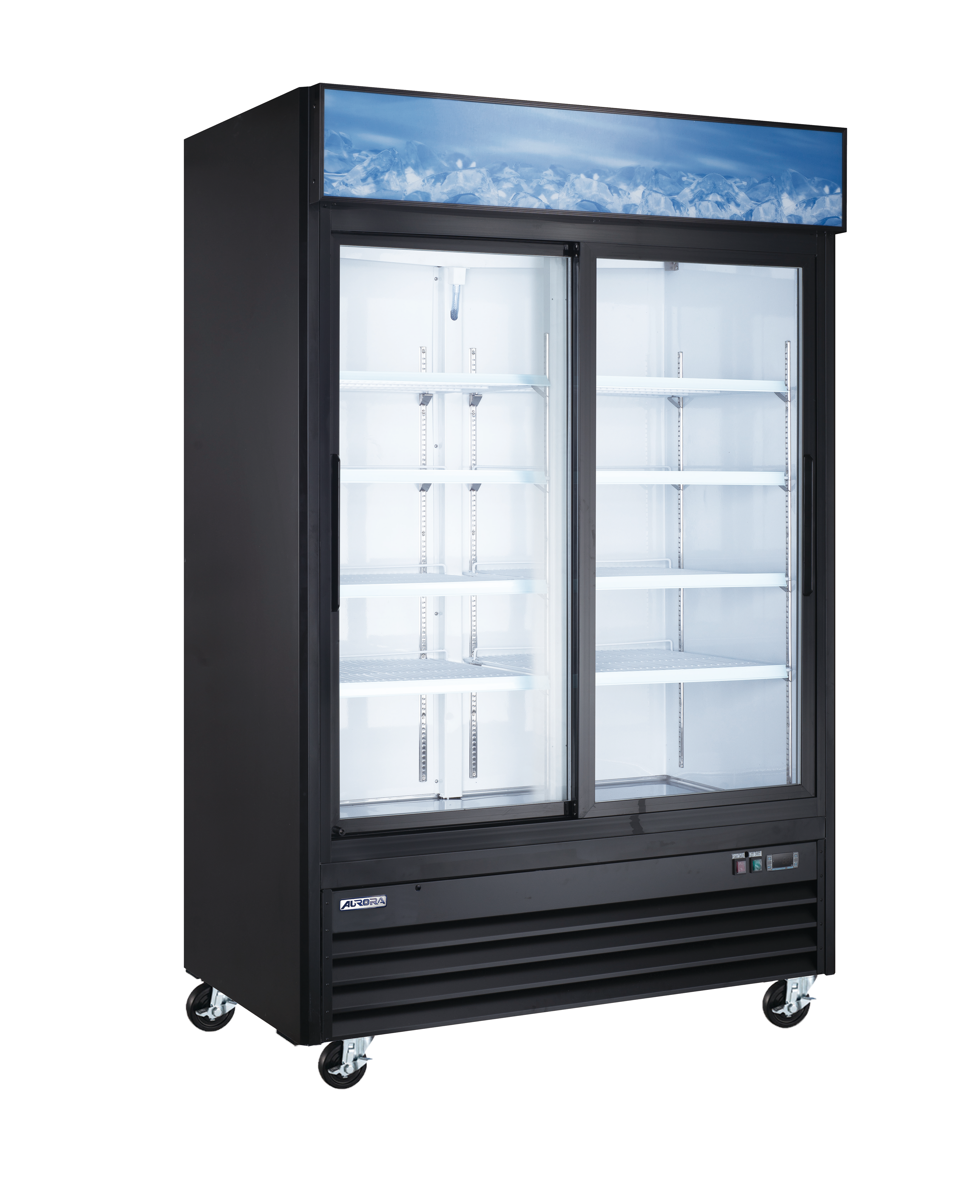 Réfrigérateur commercial à portes vitrées Omcan 54 po – 1274 L – 59132