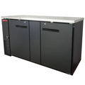 Réfrigérateur back bar New Air 23,5 pi³ – 2 portes pleines – NBB-69-SB
