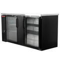 Réfrigérateur back bar New Air 23,5 pi³ – 2 portes vitrées – NBB-69-SG