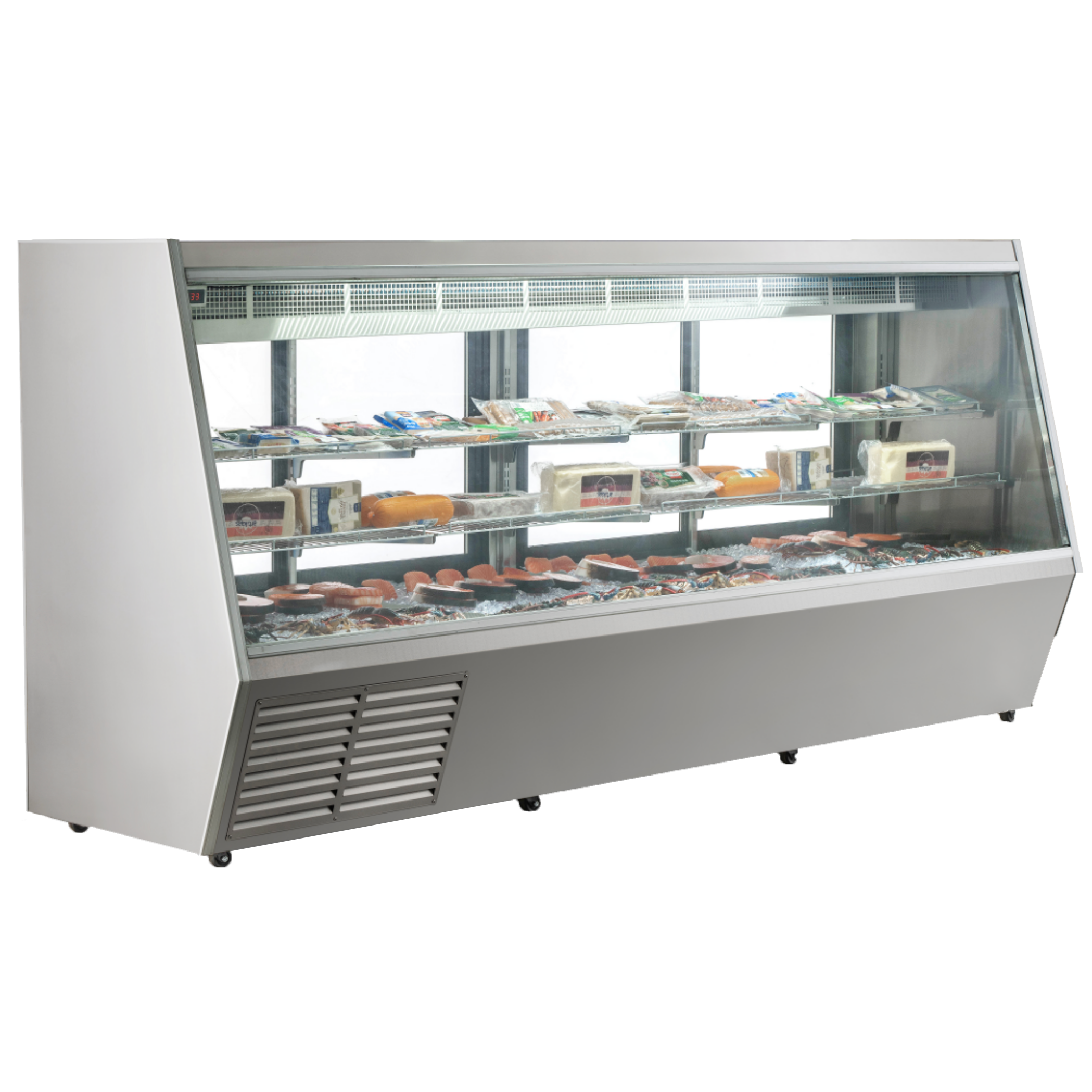 Présentoir réfrigéré à charcuterie New Air 75,9 pi³ – NDDC-119-GC