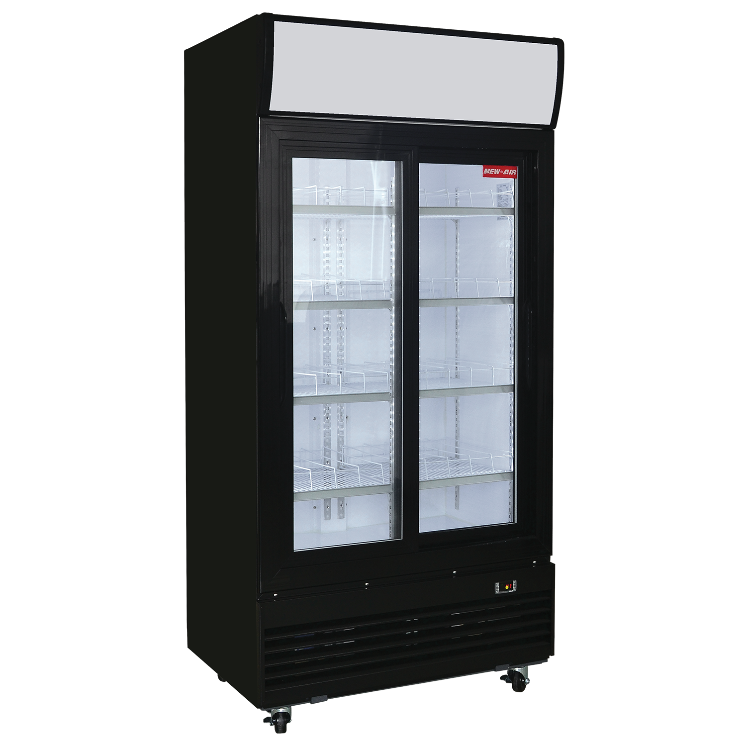 Réfrigérateur commercial vitré New Air 28 pi³ – 2 portes vitrées – NGR-40-S
