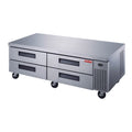 Base de chef réfrigérée New Air 8,4 pi³ – 2 tiroirs – NCB-072-SS