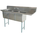 Évier de préparation double comptoir NO égouttoir Versa Steel – SI821-2NC