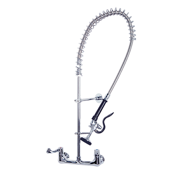 4 po mural Robinet avec 6 po Swing Versa Steel – SIF-F4WW06