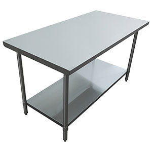 Table de travail 430 SS dessus 30 x 36 po Versa Steel – TS3036E
