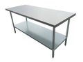 Table de travail en acier inoxydable 24 x 84 po Versa Steel – T2484