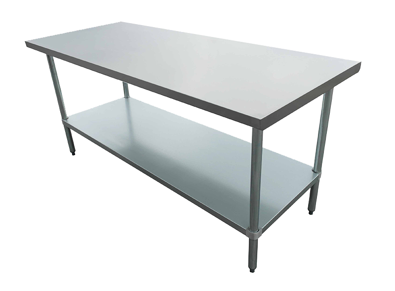 Table de travail en acier inoxydable 18 x 72 po Versa Steel – T1872