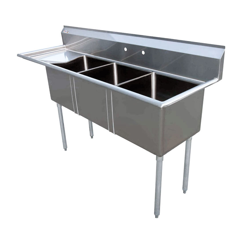 Évier commercial Omcan 18 x 18 x 11 po – 22115