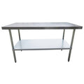 Table de travail 304 SS dessus 24 x 24 po Versa Steel – TS2424