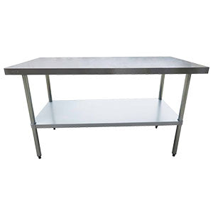 Table de travail 304 SS dessus 30 x 60 po Versa Steel – TS3060